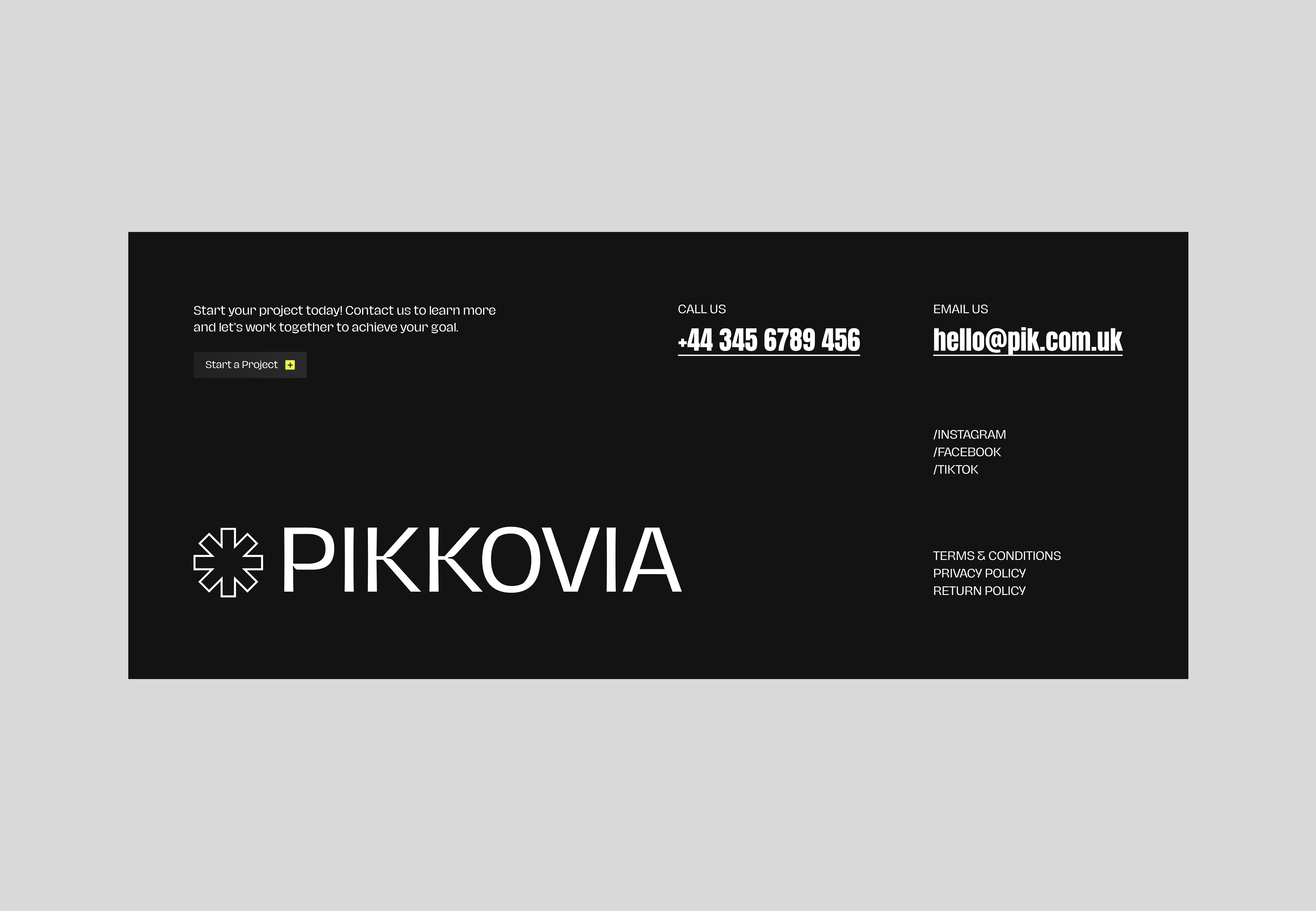 Footer V3 Figma UI Kit